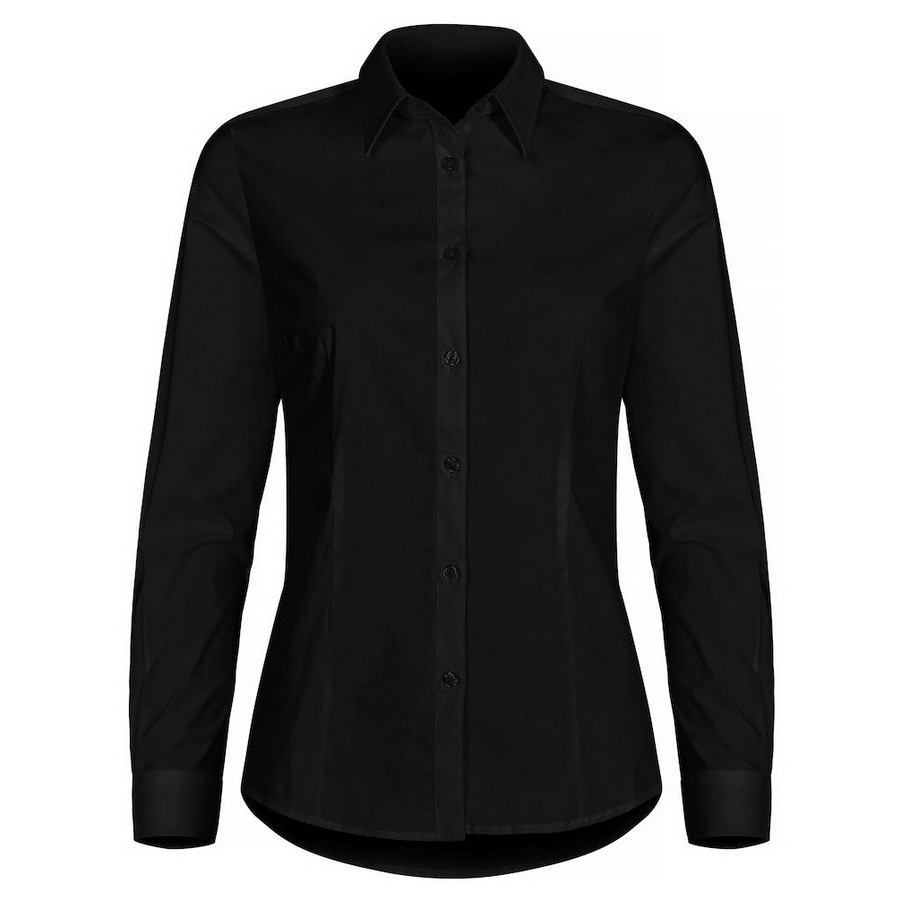 Clique Stretch Dames Overhemd Zwart Online kopen bij CDM | 9,2 Review