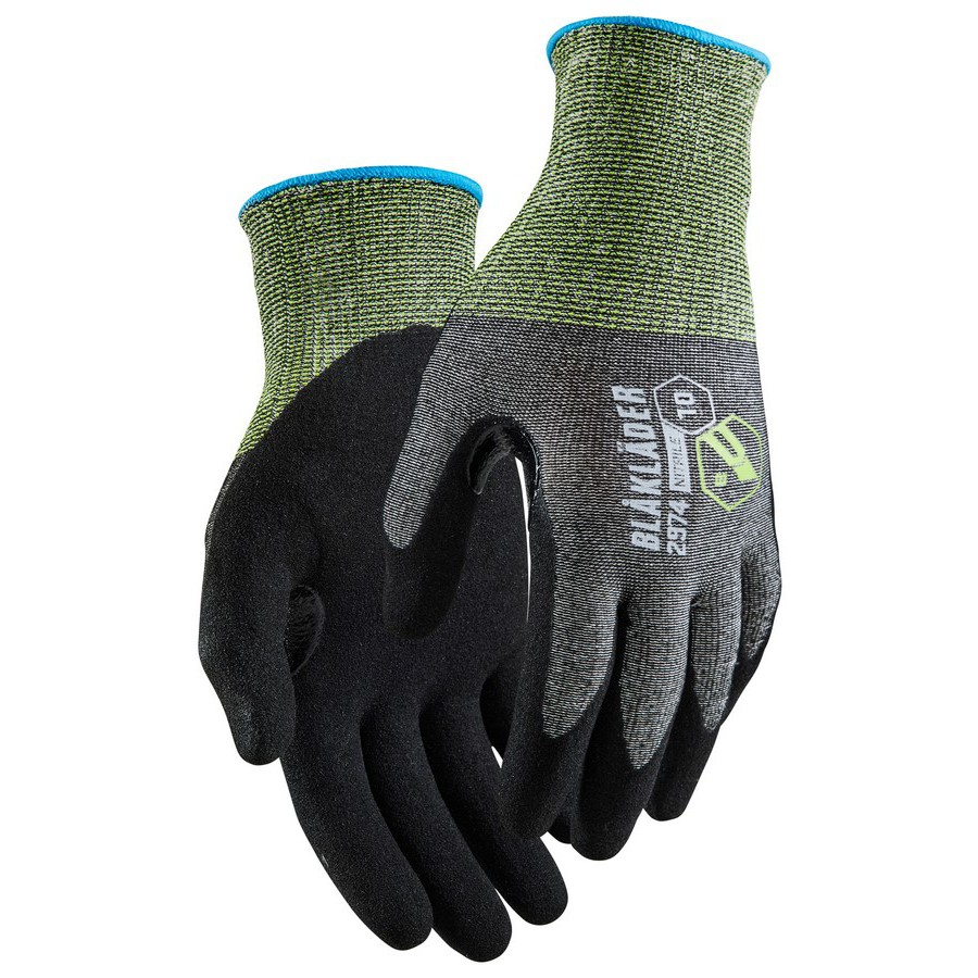 Blåkläder 2974-1471 Snijbestendige handschoen B Nitril-gedipt Zwart Online  kopen bij CDM Bedrijfskleding