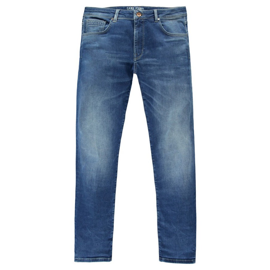 Cars Jeans Bates Denim Blue Used - Spijkerbroeken online kopen
