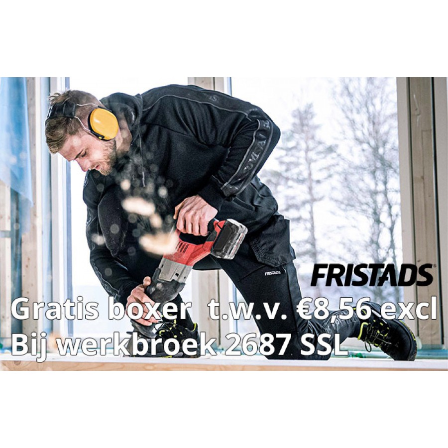 Fristads Craftsmen jogger 2687 SSL Zwart | Gratis Verzending